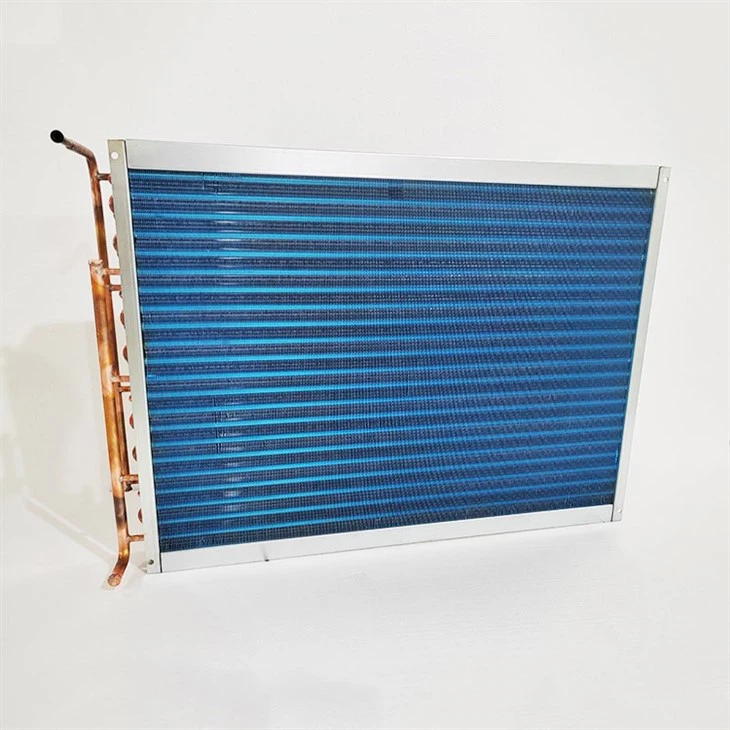 Copper Pipe Blue Condenser For Air Condition