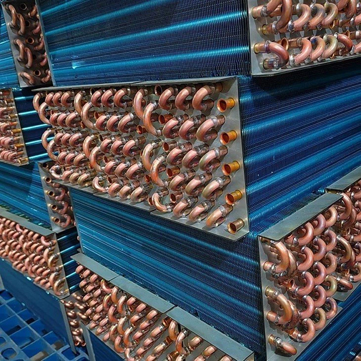Large Size Blue Copper Tube Condenser
