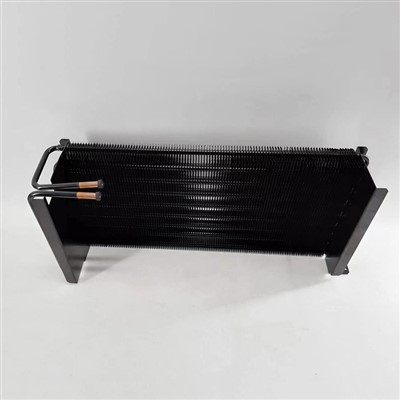 Black Capacitor Anti-corrosion Aluminium Tube Fin Type Evaporator For Freezer