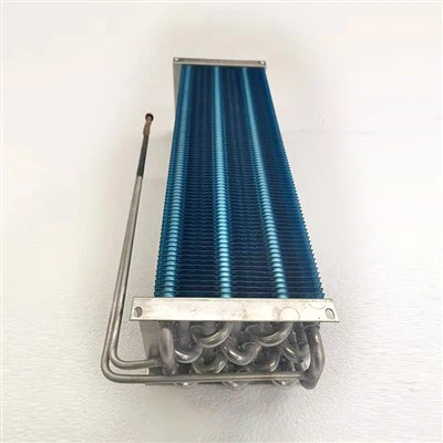 Blue Aluminum Tube Aluminum Fin Condenser