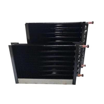 Red Wine Cabinet Black Anticorrosive Copper Tube Aluminum Fin Condenser