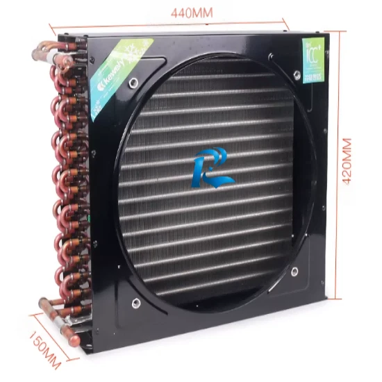 3HP R290 Single Fan Grooved Copper Tube Condenser