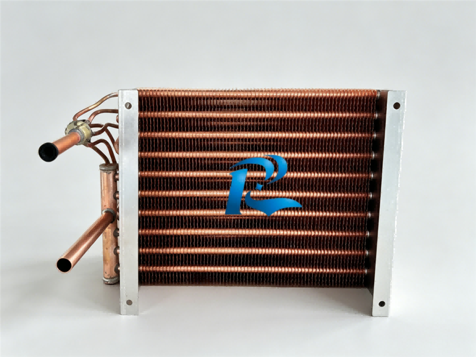 Copper Tubes And Fins Heat Exchanger