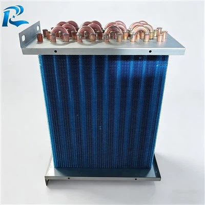 Oxygenerator Blue Copper Tube Aluminum Fin Condenser